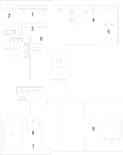 South Wing Floor Map